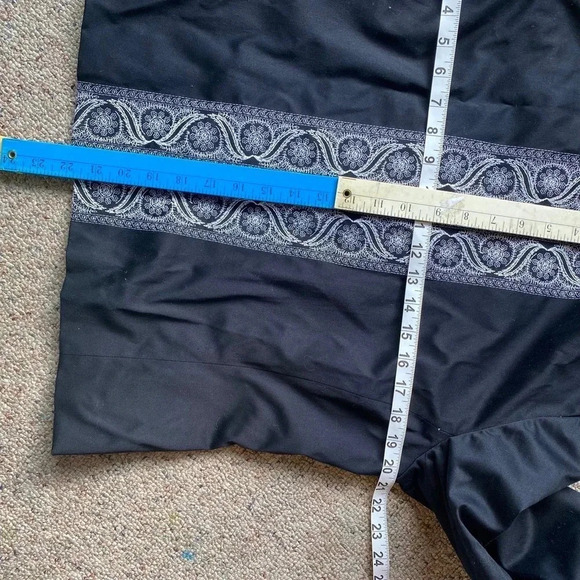 Jones New York Black White Lace Trim Career Wear Open Blazer Jacket Women Sz14 - Picture 2 of 7